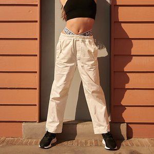 NWOT Free People Double or Nothing Pants Painted White